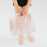 Flo Dancewear Girls Quilted Ballet Bag in Pink