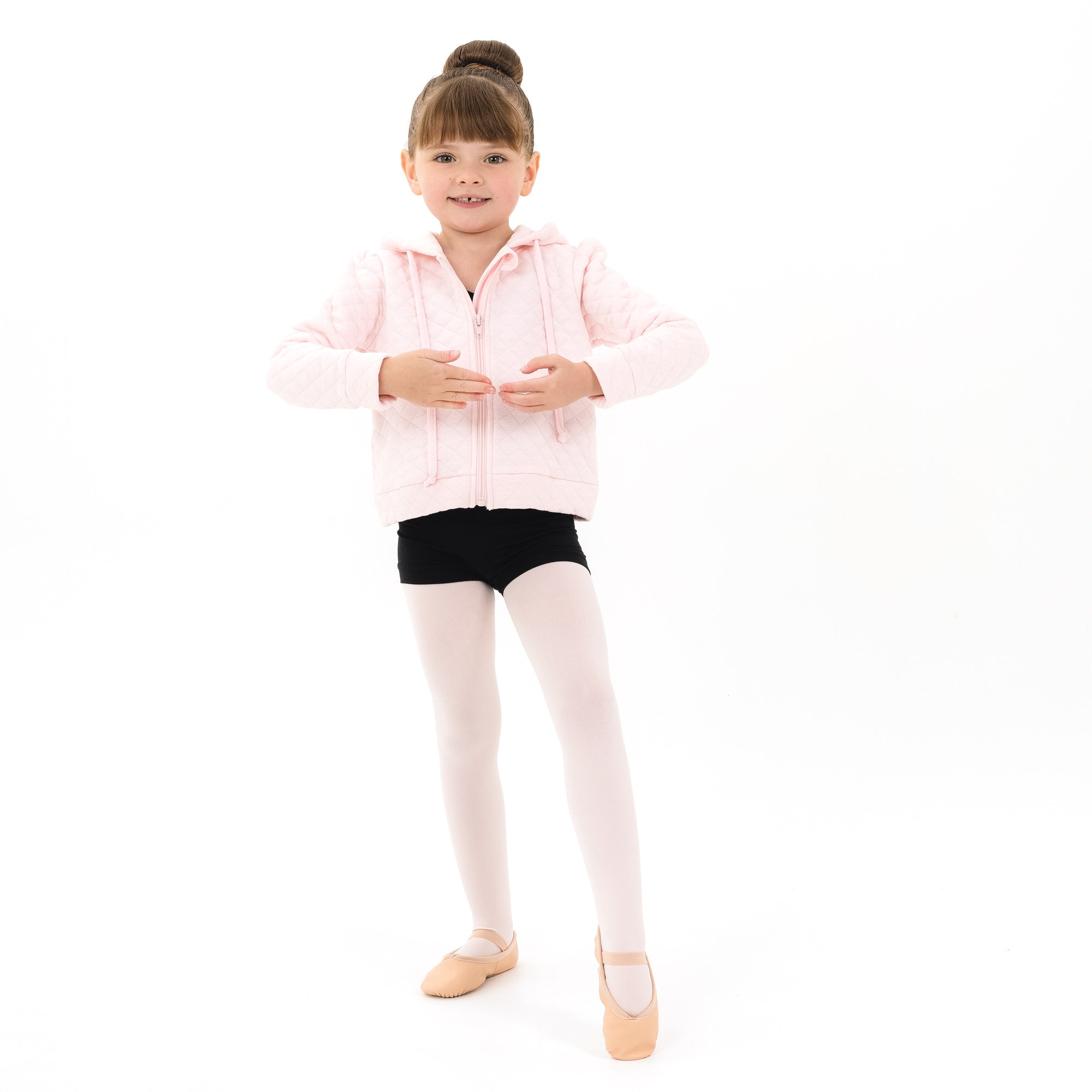 Flo Dancewear Girls Quilted Ballet Hoody