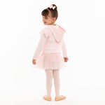 Flo Dancewear Toddler/Girls Evie Tulle Frill Hoodie in Pink