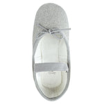 Girls Sparkle Ballet Shoes in Silver